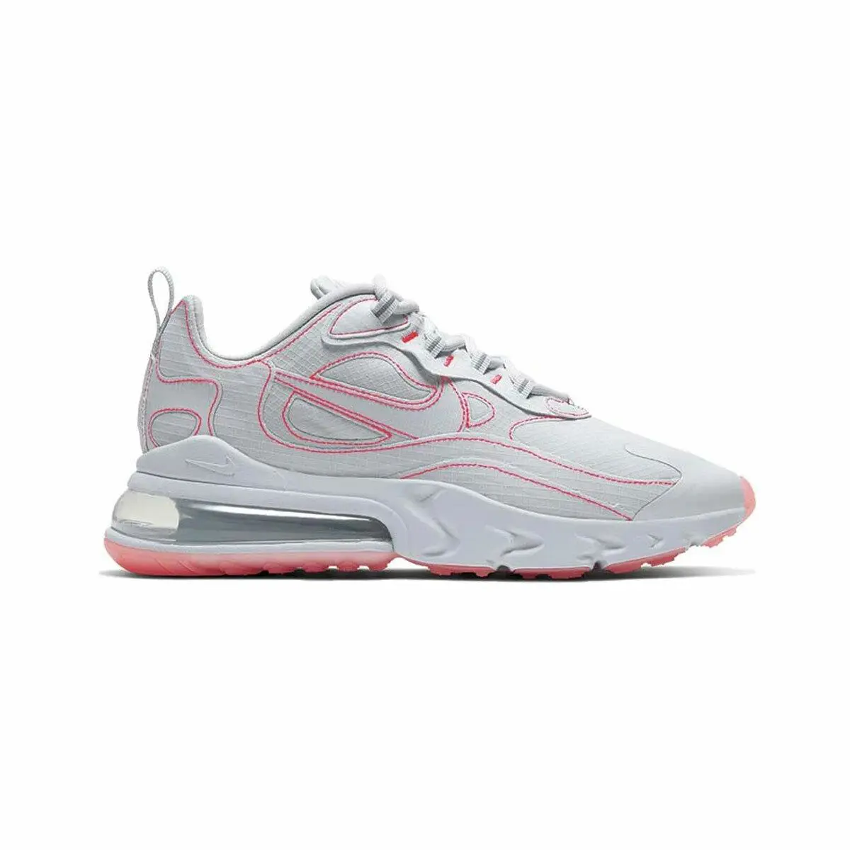 Nike Men`s Air Max 270 React SP CQ6549-100 White/white/flash Crimson SZ 4-13 DS