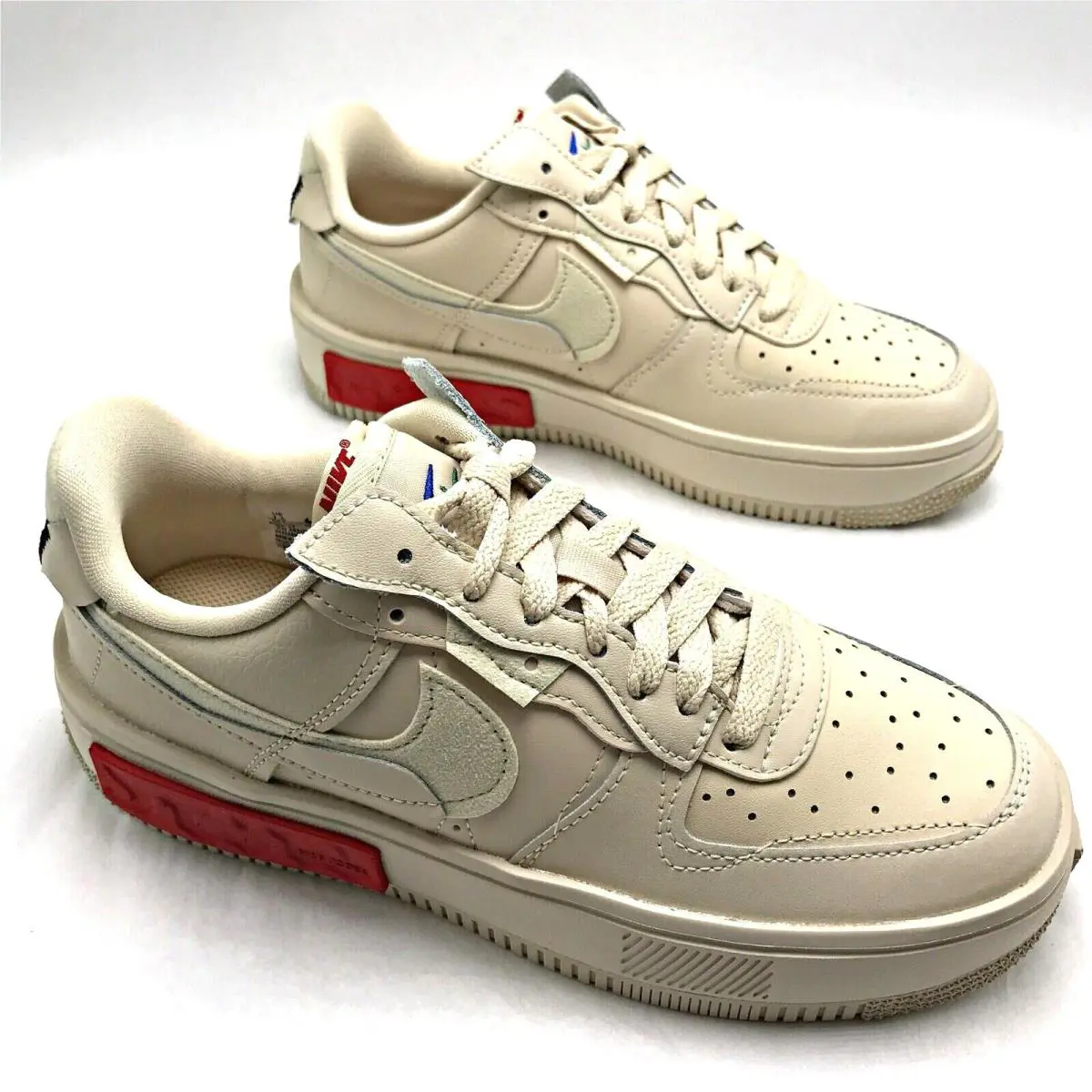Nike shoes - Nike Air Force 1 - Air Force - DA7024-200 - Pearl White/Pearl White/University Red/Pearl White 0