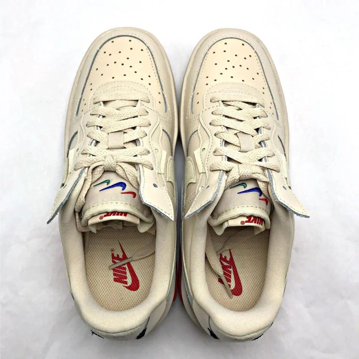 Nike shoes - Nike Air Force 1 - Air Force - DA7024-200 - Pearl White/Pearl White/University Red/Pearl White 3