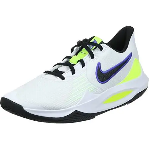 Nike shoes - Nike Precision 5 Flyease - Precision Flyease - CW3403-100 - White/ Barely Volt/ Volt/ Black, Manufacturer: white/ barely volt/ volt/ black 5