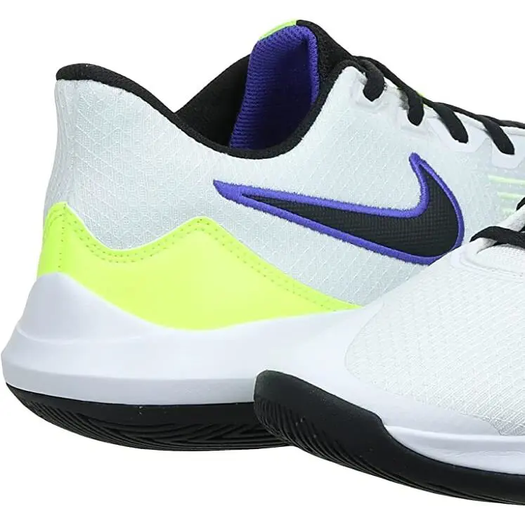 Nike shoes - Nike Precision 5 Flyease - Precision Flyease - CW3403-100 - White/ Barely Volt/ Volt/ Black, Manufacturer: white/ barely volt/ volt/ black 7