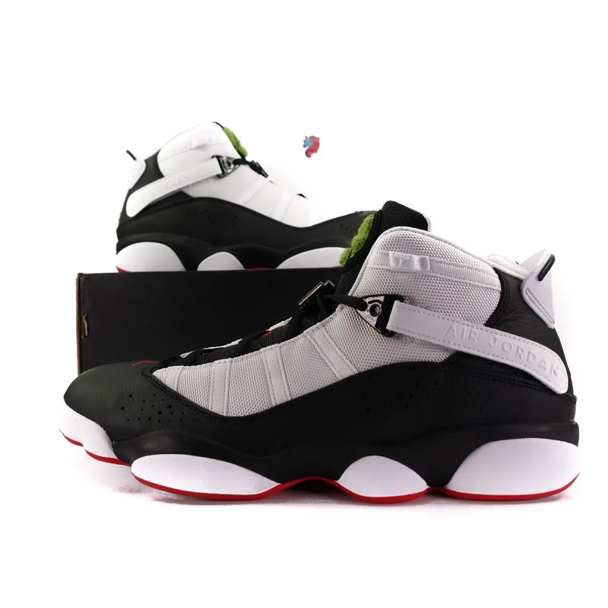 Nike shoes - Air Jordan 6 Rings - Air Rings - 322992 008 - White Black 7