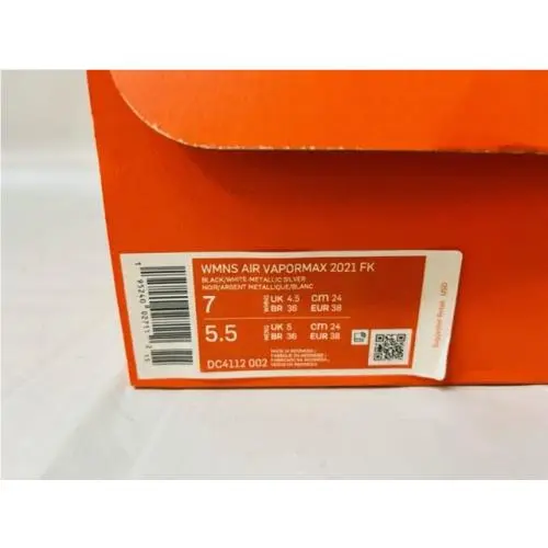Nike shoes - Nike Air Vapormax Flyknit 2021 - DC4112 002 - Black/ White/ Metallic Silver 0
