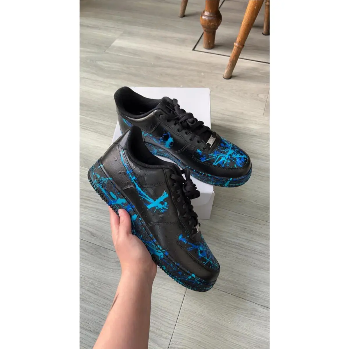 Nike shoes - Nike Air Force 1 - Air Force - DD8959-100 - Black 8