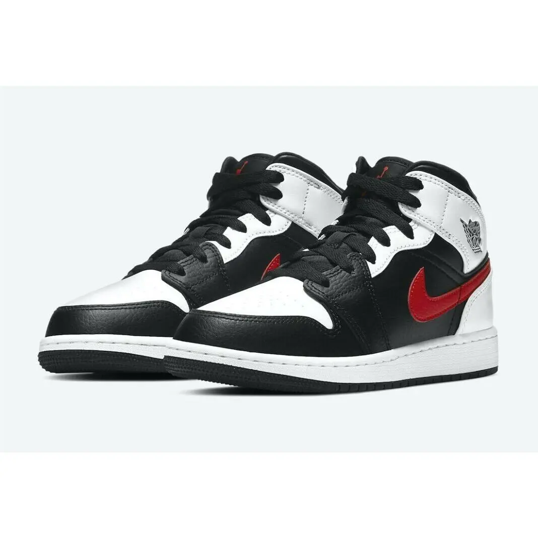 Nike shoes - Air Jordan 1 Mid - Air Mid - 554725-075 - Multicolor, Manufacturer: White Chile Red 3