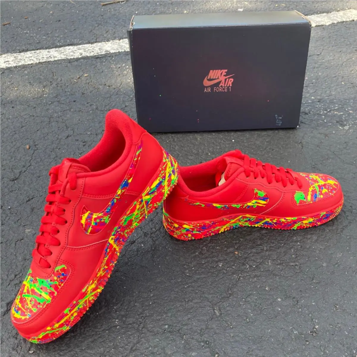 Nike shoes - Nike Air Force 1 - Air Force - DM8875-600 - Red 10