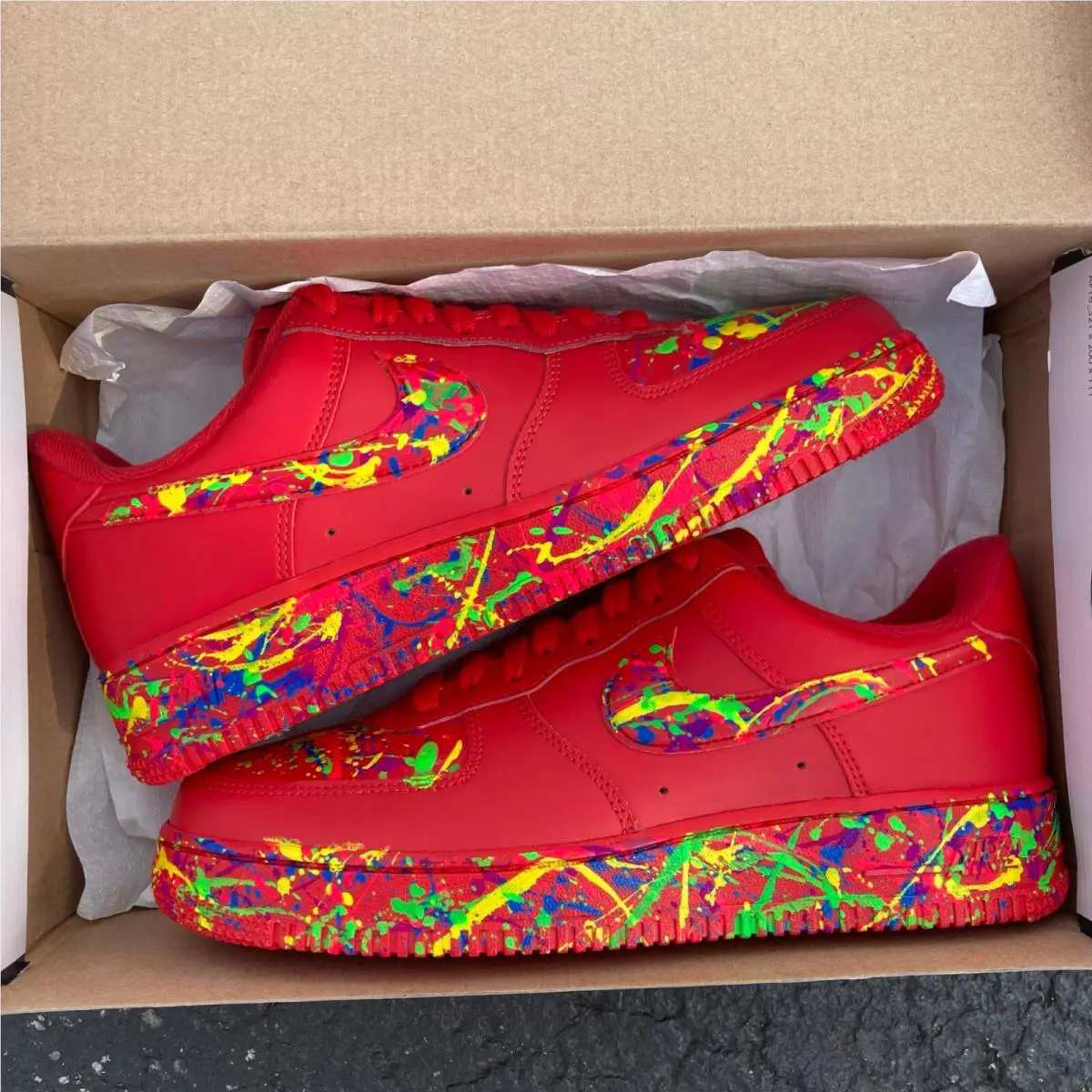 Nike shoes - Nike Air Force 1 - Air Force - DM8875-600 - Red 18