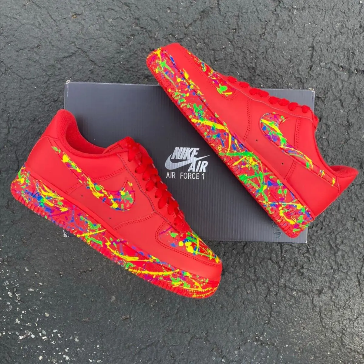 Nike shoes - Nike Air Force 1 - Air Force - DM8875-600 - Red 2