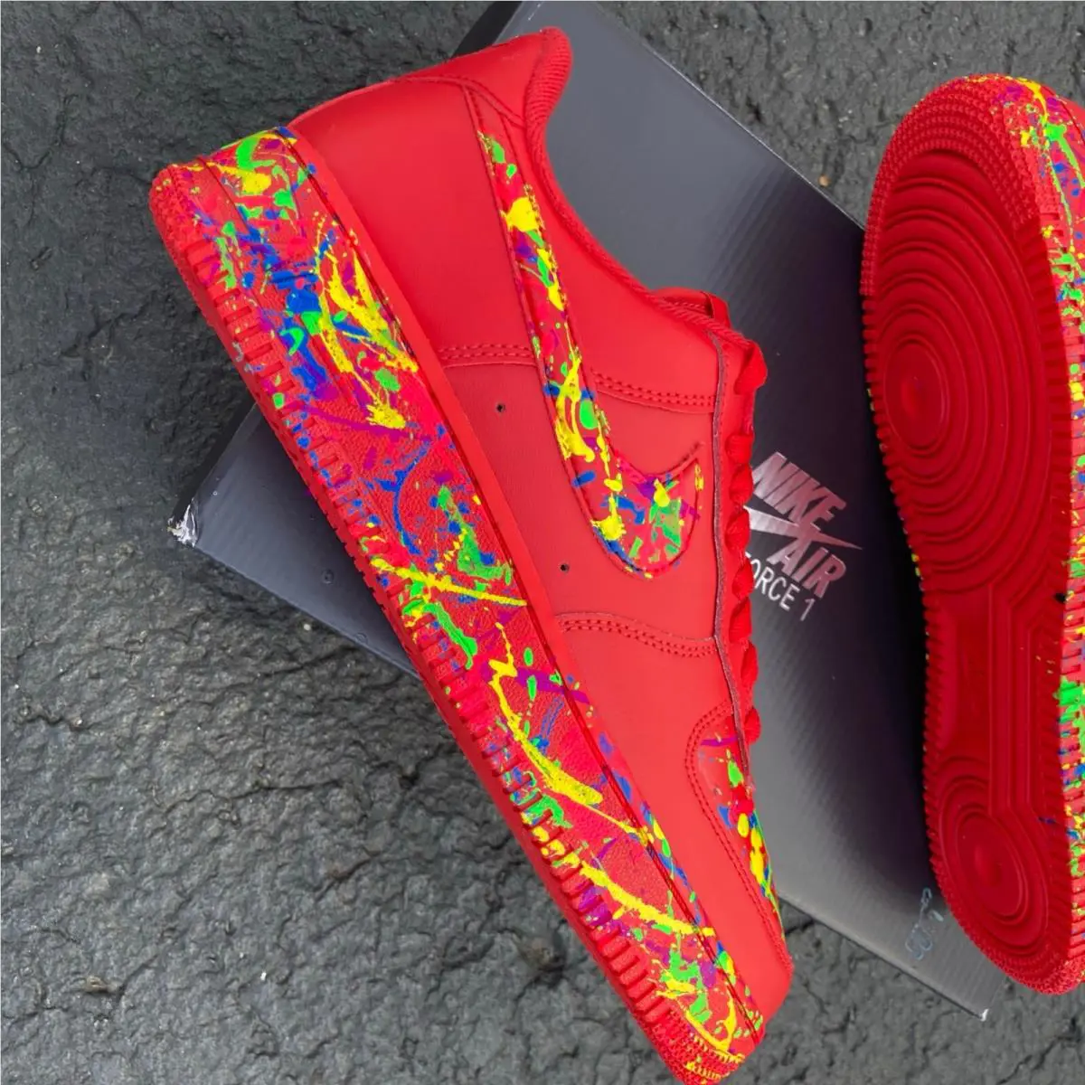 Nike shoes - Nike Air Force 1 - Air Force - DM8875-600 - Red 4