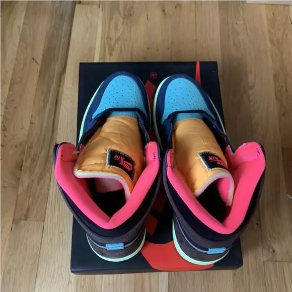 Nike shoes - Nike Air Jordan 1 - Air - 555088-201 - Multicolor 2