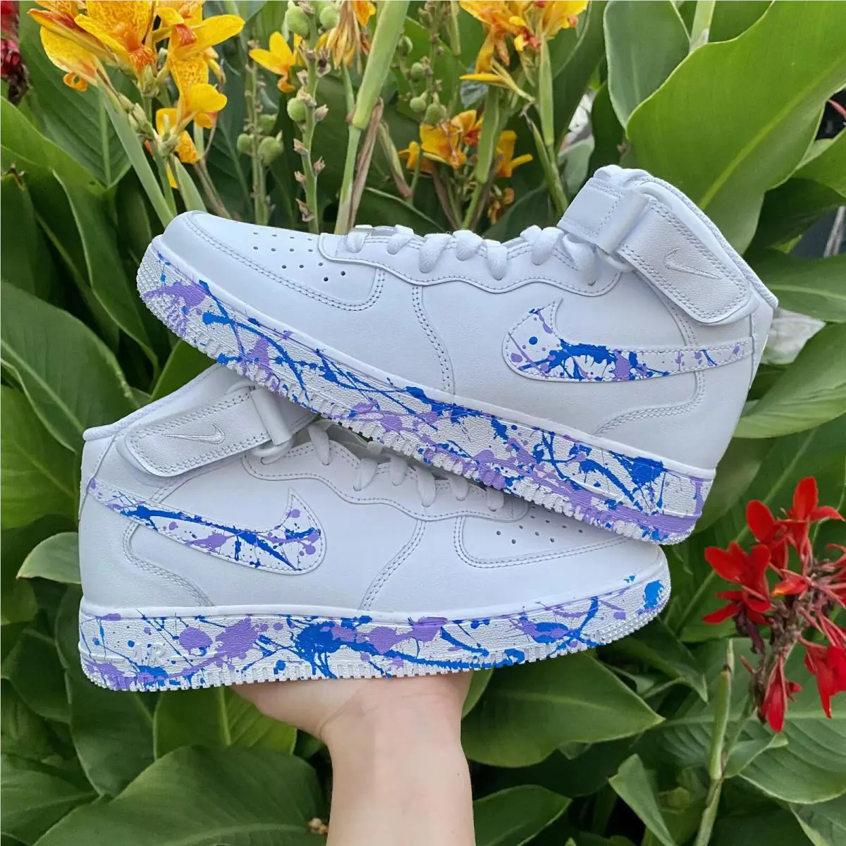 Nike shoes - Nike Air Force 1 - Air Force - DH2933-111 - White, Two Tone: Lilac Purple 0