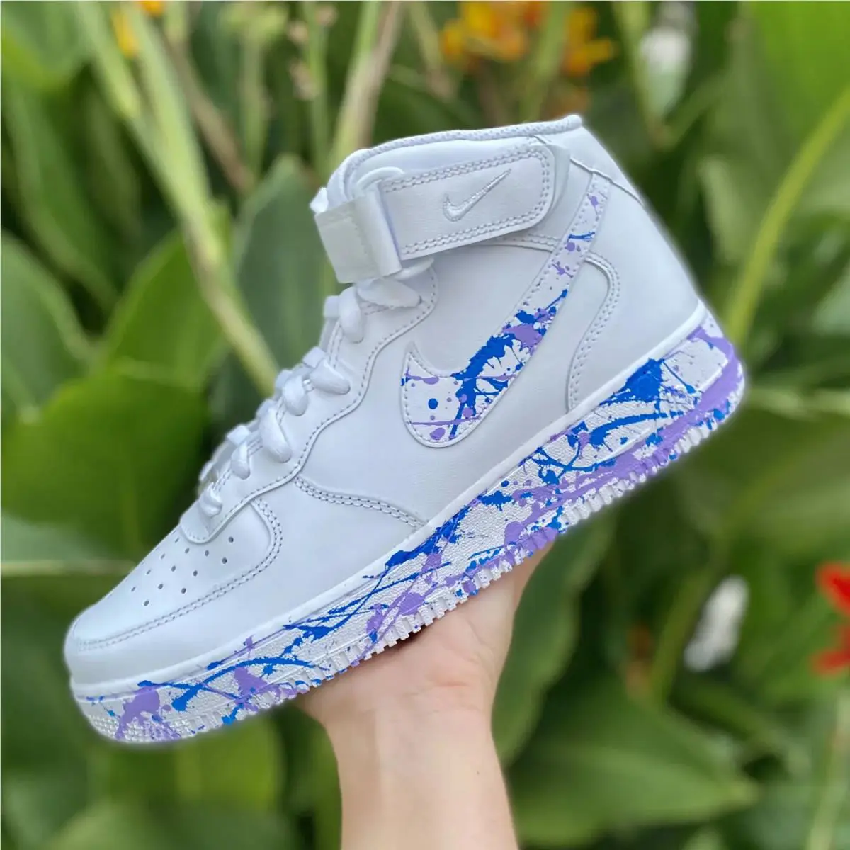 Nike shoes - Nike Air Force 1 - Air Force - DH2933-111 - White, Two Tone: Lilac Purple 1