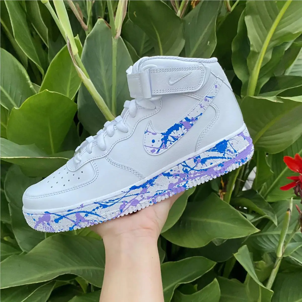 Nike shoes - Nike Air Force 1 - Air Force - DH2933-111 - White, Two Tone: Lilac Purple 2