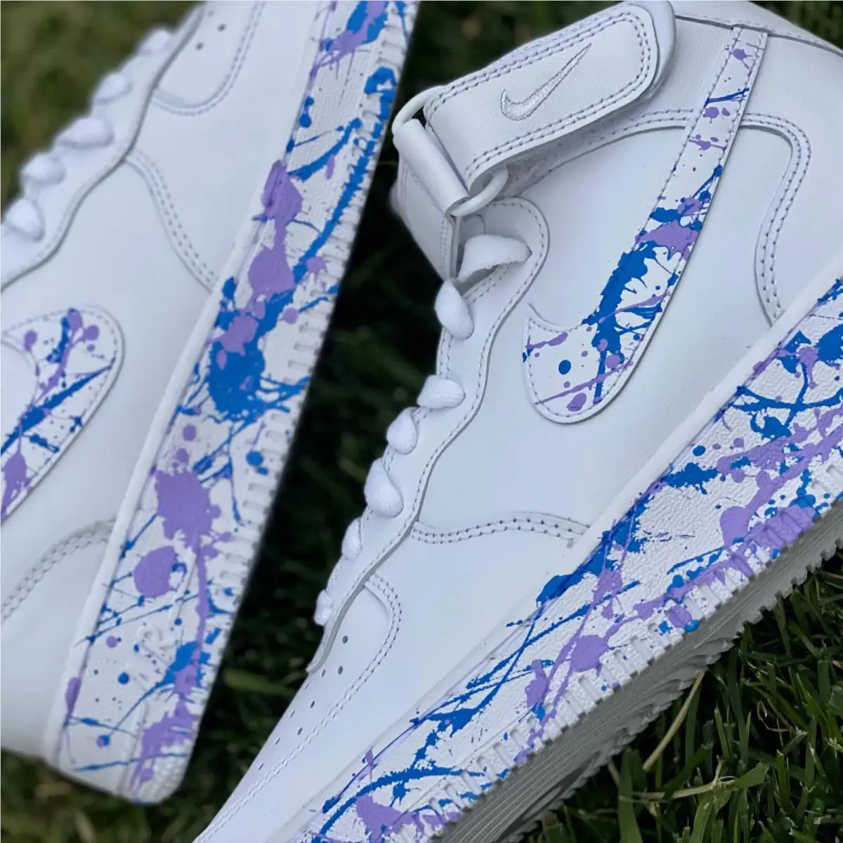 Nike shoes - Nike Air Force 1 - Air Force - DH2933-111 - White, Two Tone: Lilac Purple 4