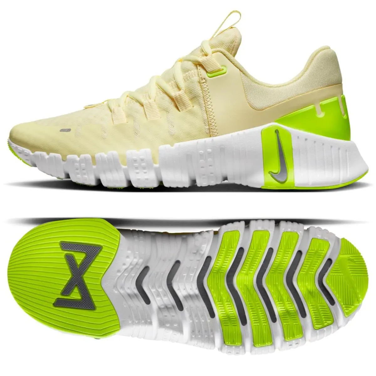 Nike shoes - Nike Free Metcon 5 - Free Metcon - DV3950-800 - Citron Tint/Volt/Summit White/Cool Grey 9