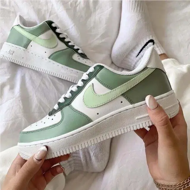 Nike shoes - Nike Air Force 1 - Air Force - CW2288-111 - Green, Two Tone: Avocado Green Mix 20