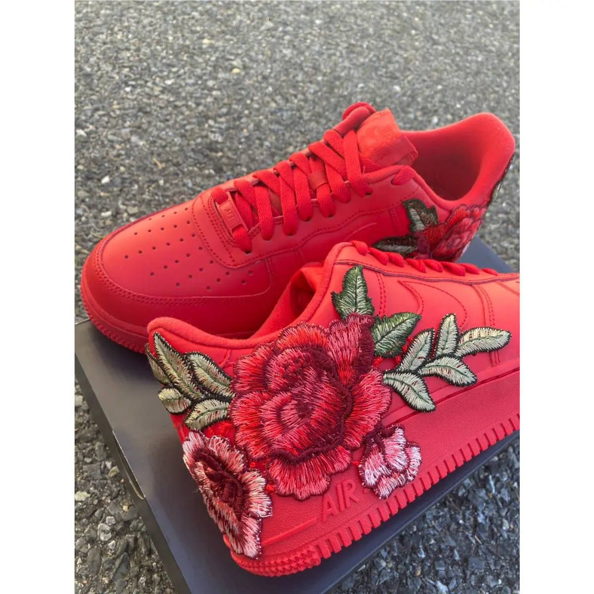 Nike shoes - Nike Air Force 1 - Air Force - CW2288-111 - Red, Manufacturer: Red 17
