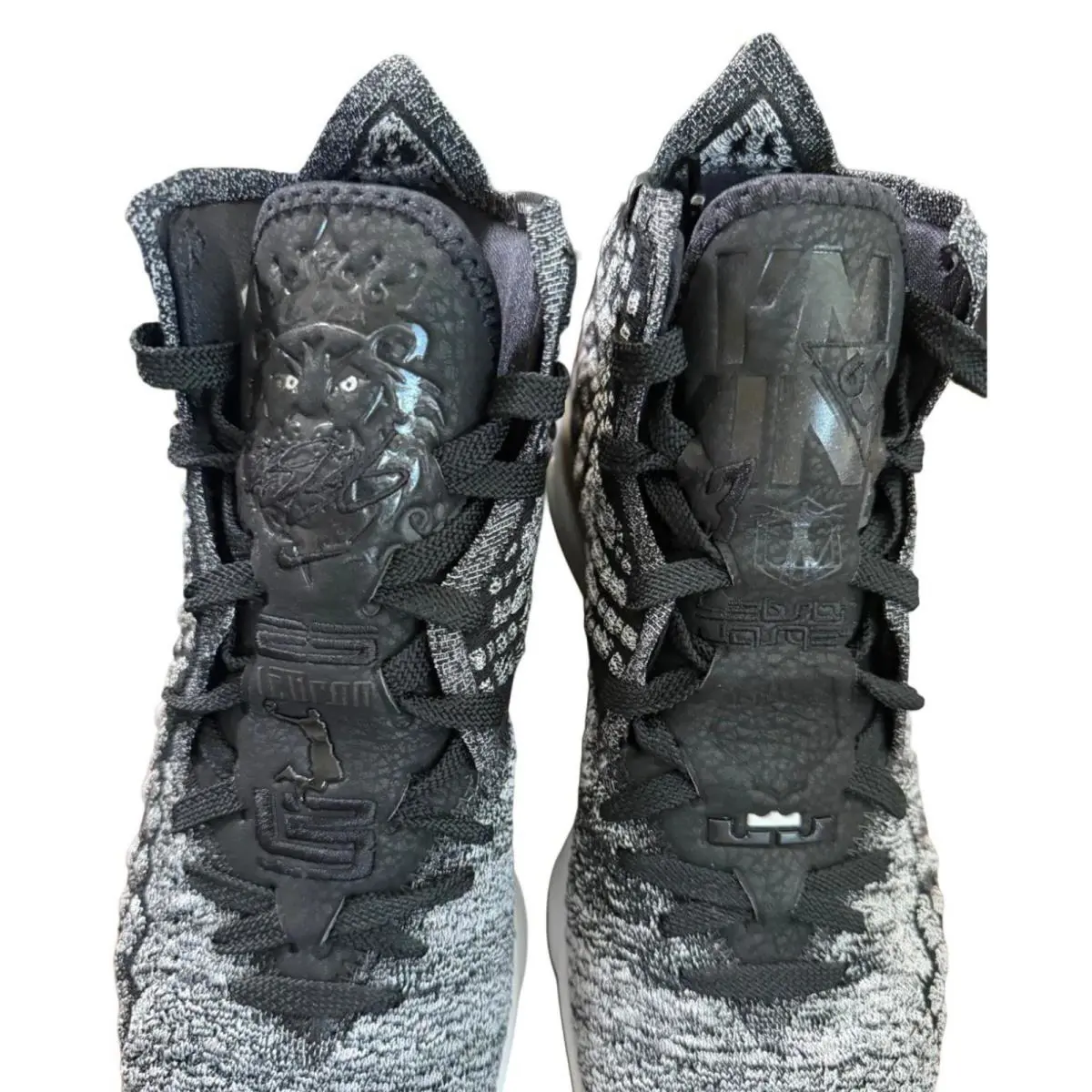 Nike shoes - Nike LeBron 17 - LeBron - BQ3177 100 - Black/White 1