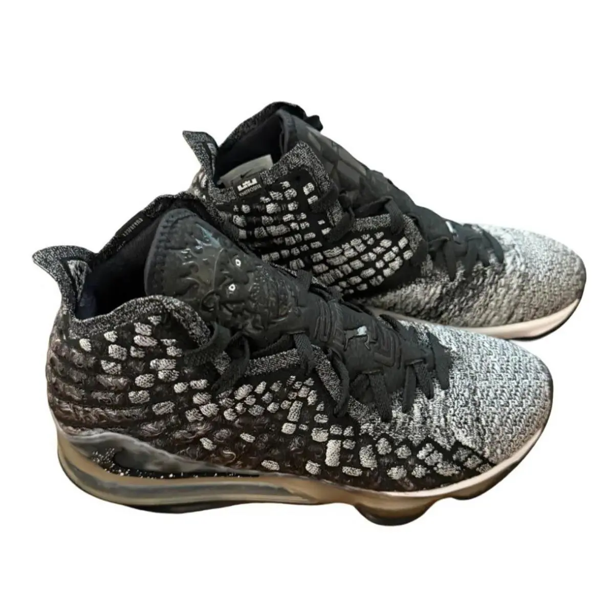 Nike shoes - Nike LeBron 17 - LeBron - BQ3177 100 - Black/White 8