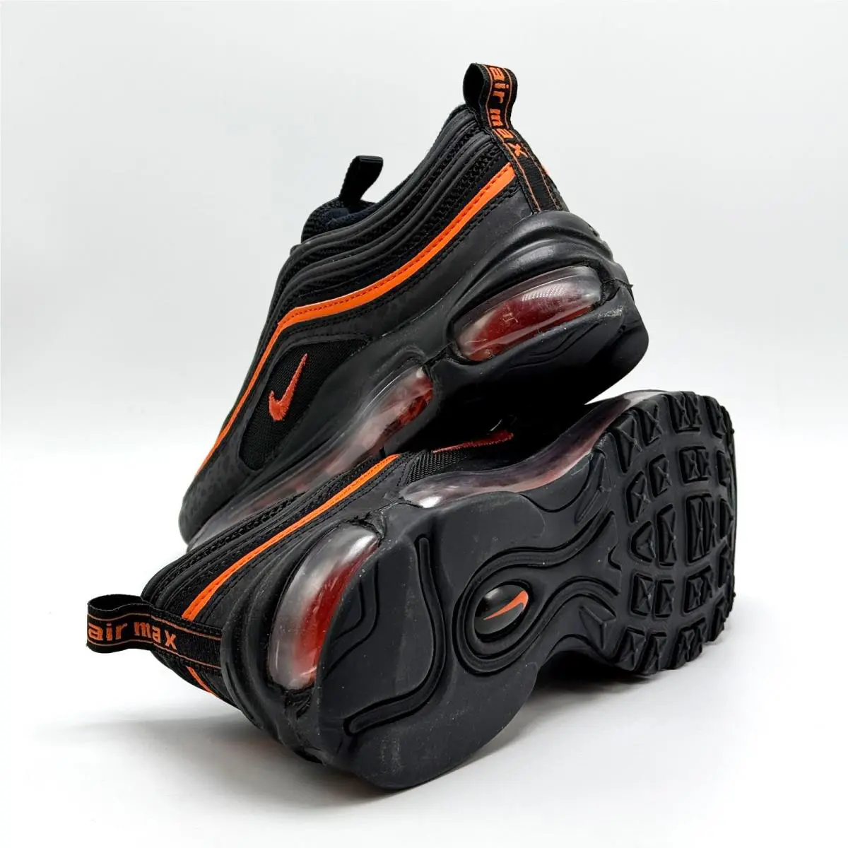 Nike shoes - Nike Air Force 1 GS - Black 8