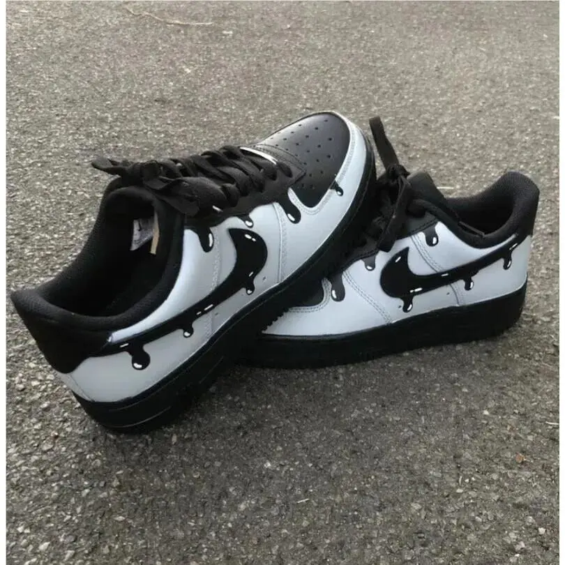 Nike shoes - Nike Air Force 1 - Air Force - DD8959-100 - Black 4
