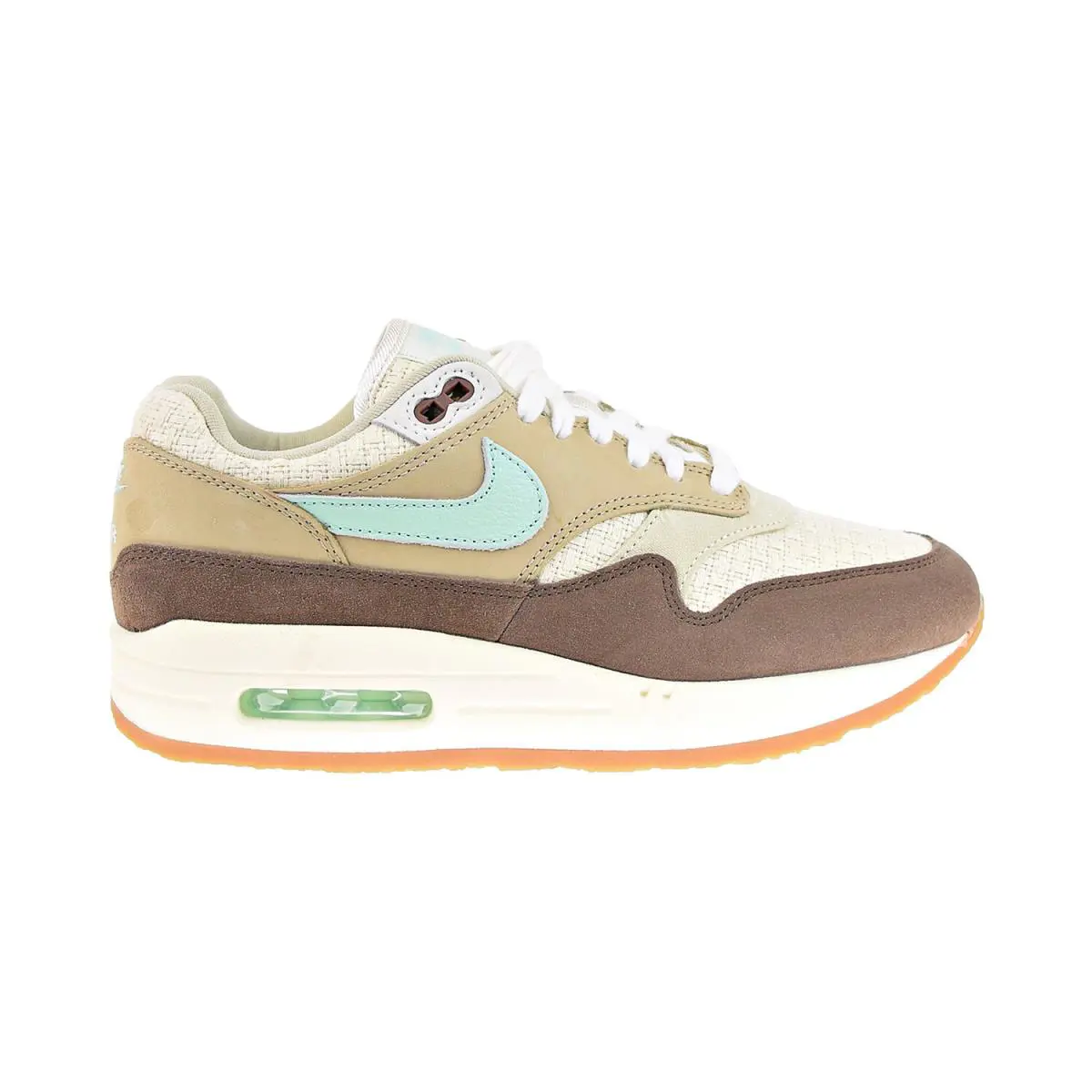 Nike Air Max 1 Premium Men`s Shoes Medium Brown-mint Foam FD5088-200 - Medium Brown-Mint Foam