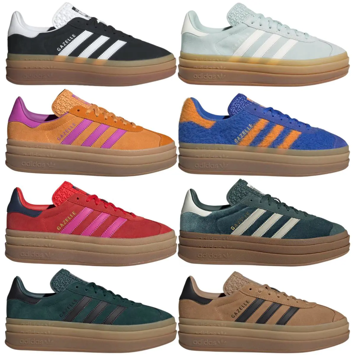 Nike shoes - adidas Originals Gazelle Bold - adidas Originals Gazelle Bold - Core Black/Cloud White/Core White 32