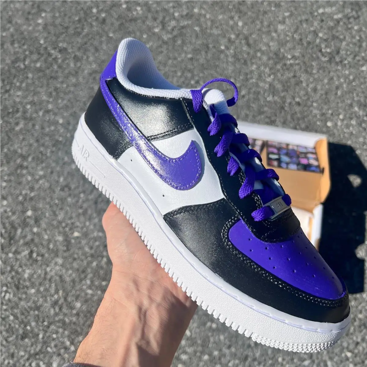 Nike shoes - Nike Air Force 1 - Air Force - DD8959-100 - Purple 4
