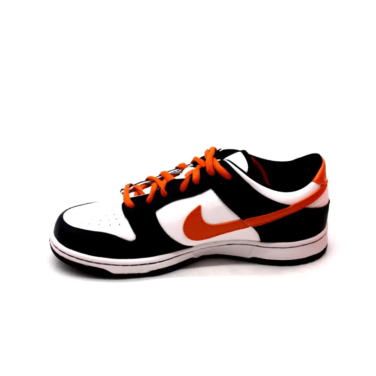 Nike shoes - Nike Dunk Low GS - Dunk Low - WHITE/SOFT ORANGE-BLACK 0