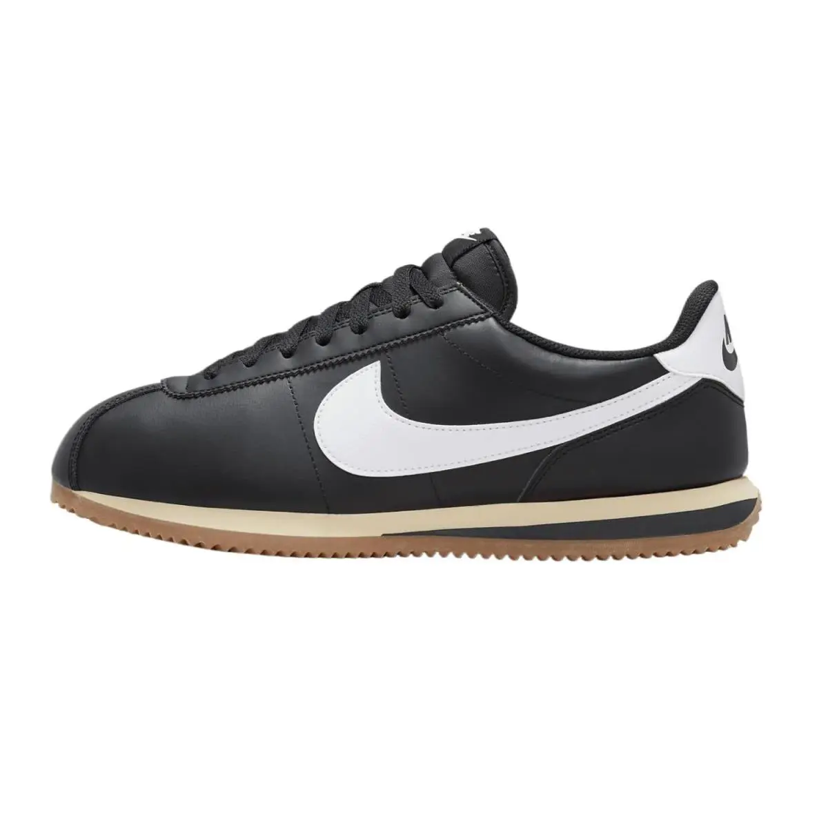 Men`s Nike Cortez Black/white-gum Med Brown DM4044 002