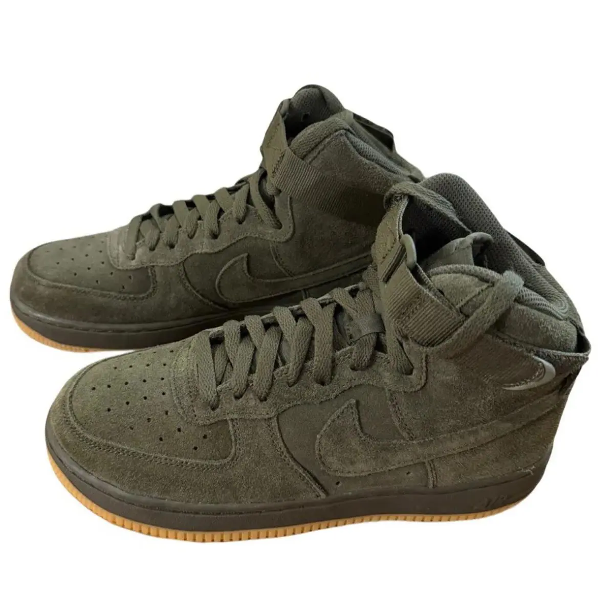 Nike Air Force 1 High Lv8 (gs) Air Force 1 High Lv8 GS Grade School Kid`s Sequoia Sneaker Size 6.5y - Sequoia/Sequoia
