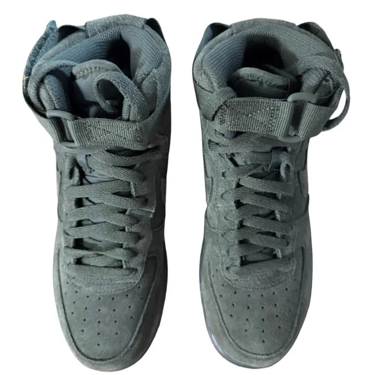 Nike shoes - Nike Air Force 1 High Lv8 (GS) - 807617 300 - Sequoia/Sequoia 0