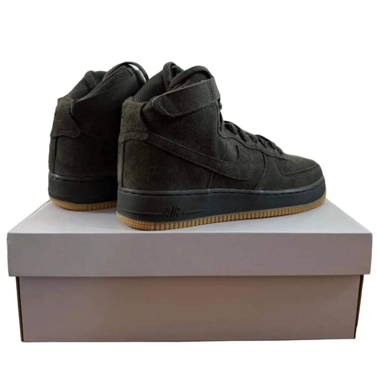 Nike shoes - Nike Air Force 1 High Lv8 (GS) - 807617 300 - Sequoia/Sequoia 4