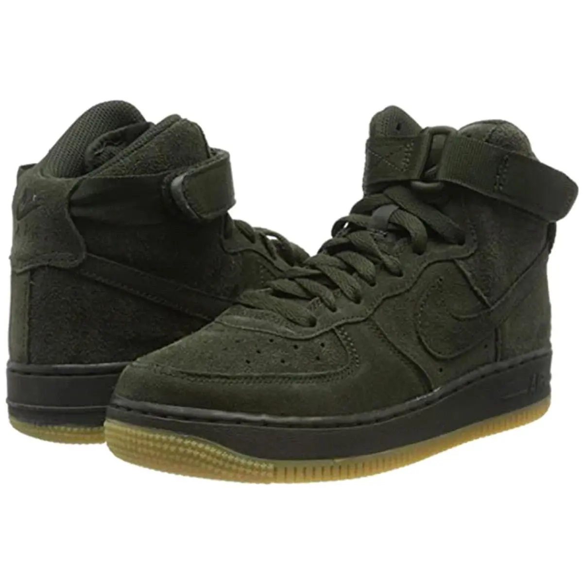 Nike shoes - Nike Air Force 1 High Lv8 (GS) - 807617 300 - Sequoia/Sequoia 5