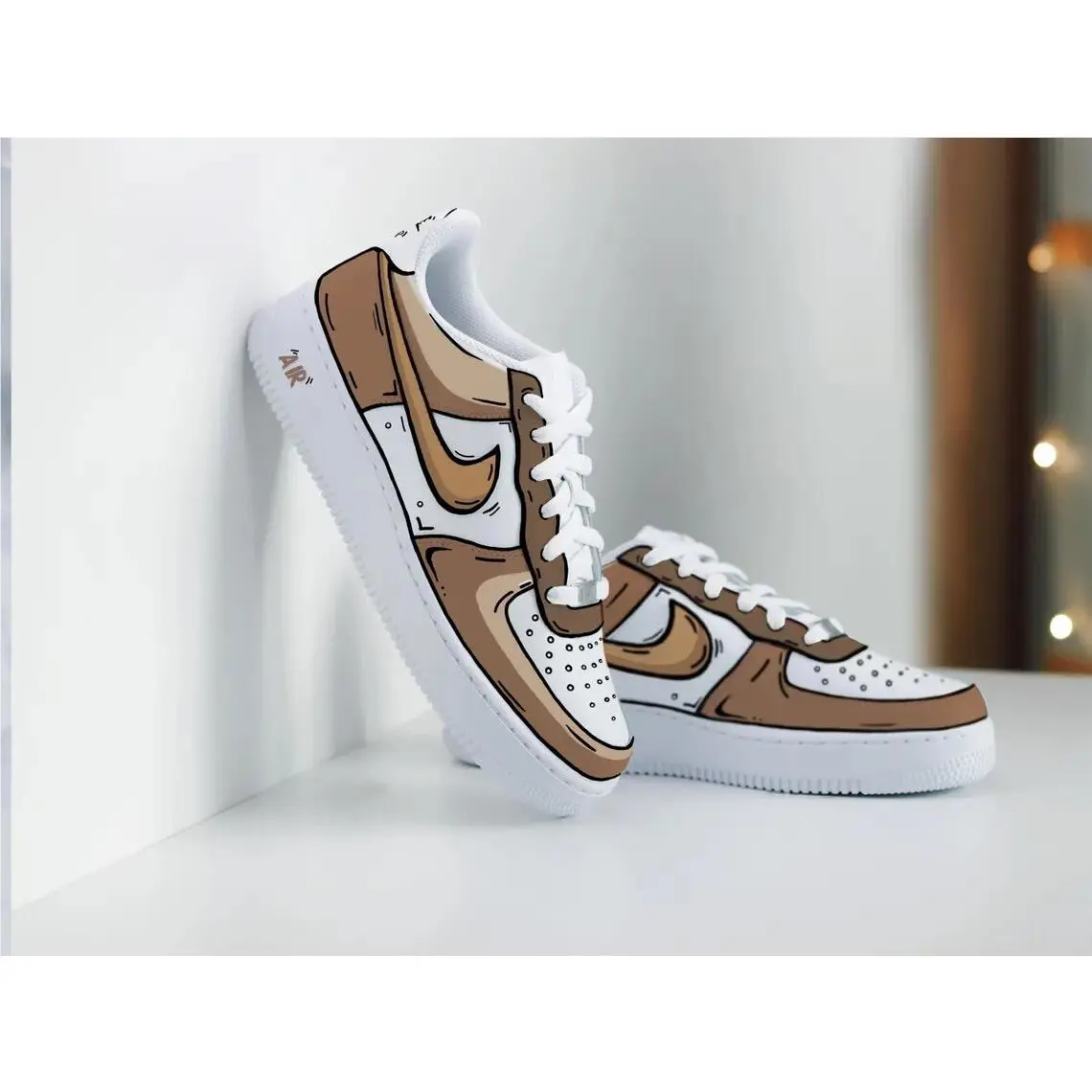 Nike shoes - Nike Air Force 1 - Air Force - CW2288-111 - Brown 6