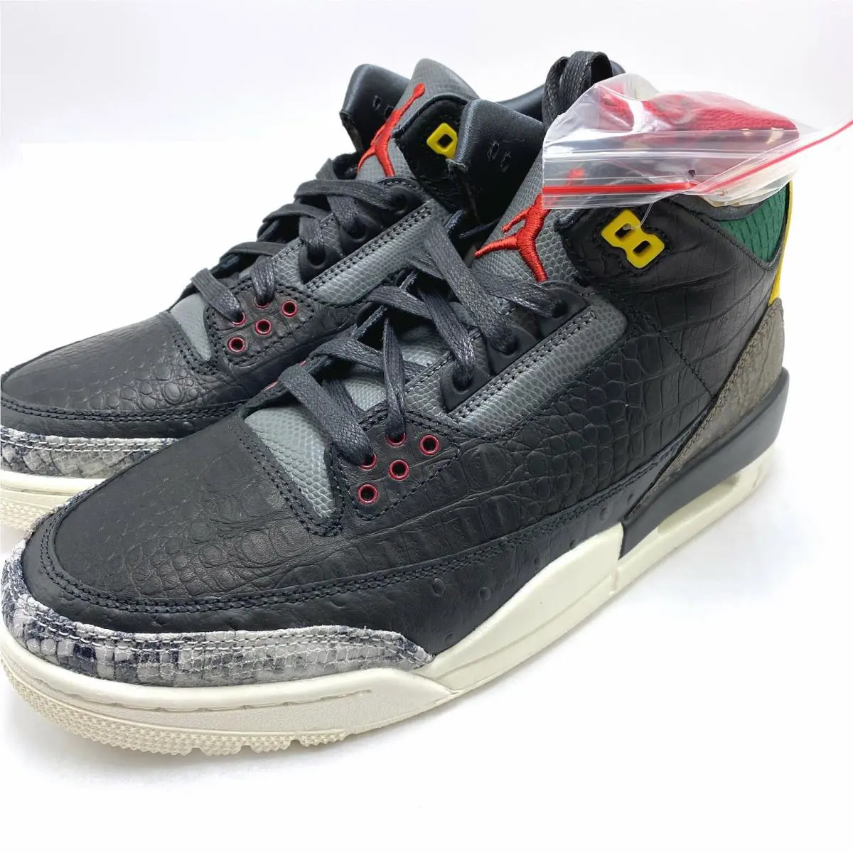 Nike shoes - Air Jordan 3 Retro - Air Retro - CV3583-003 - Black / Black - White - Gorge Green 11