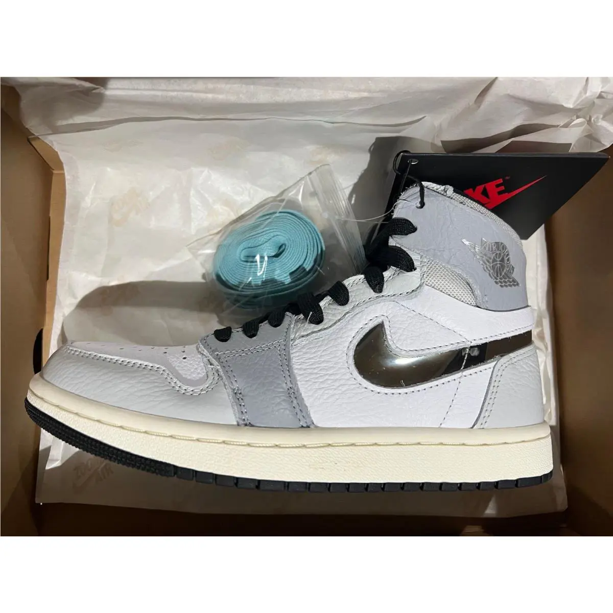 Nike shoes - WHITE/METALLIC SILVER 3