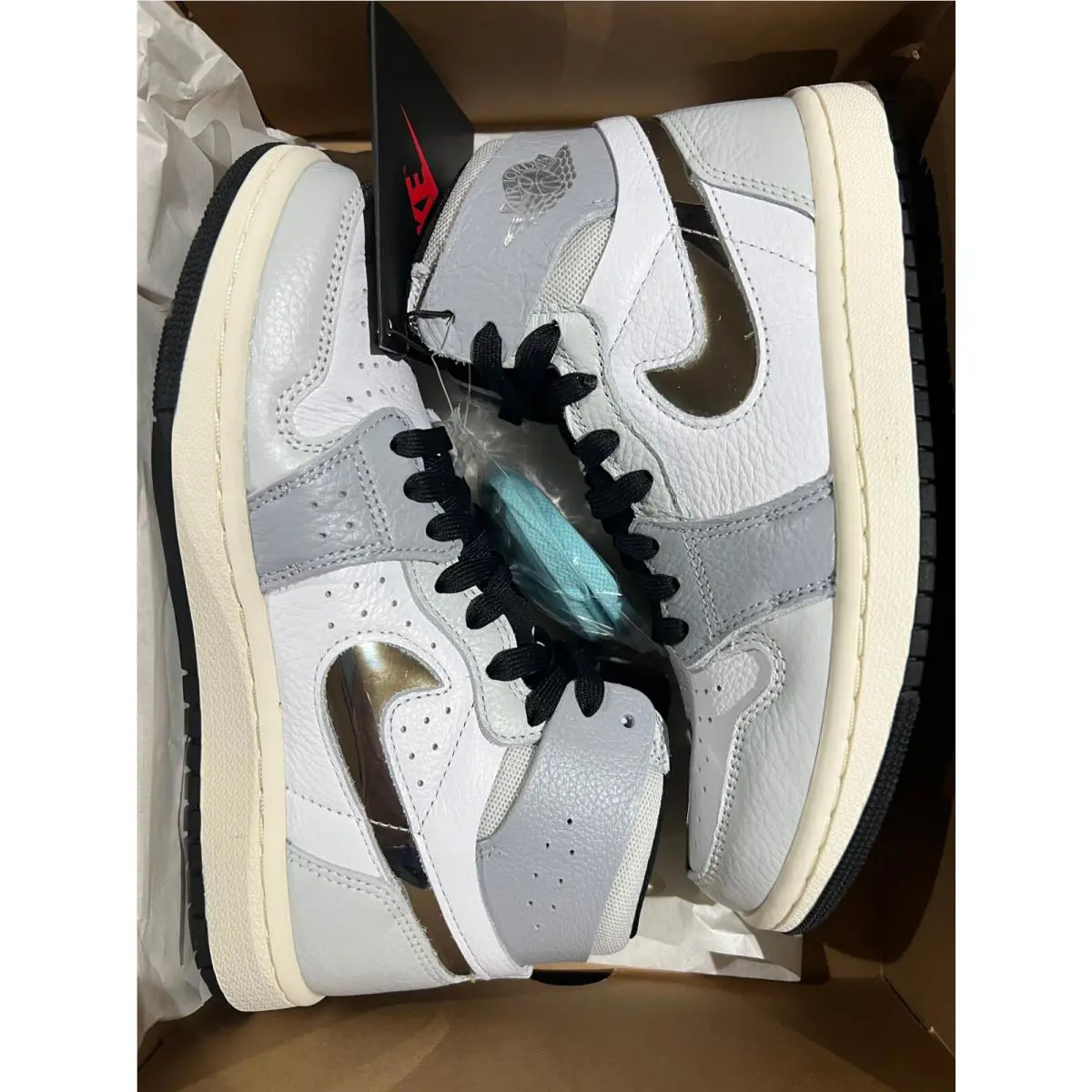 Nike shoes - WHITE/METALLIC SILVER 6