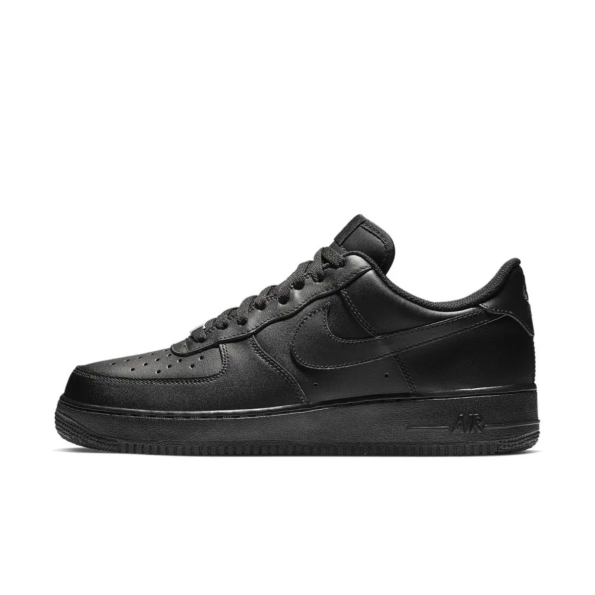 Men`s Nike Air Force 1 `07 Black/black CW2288 001 - Black/Black