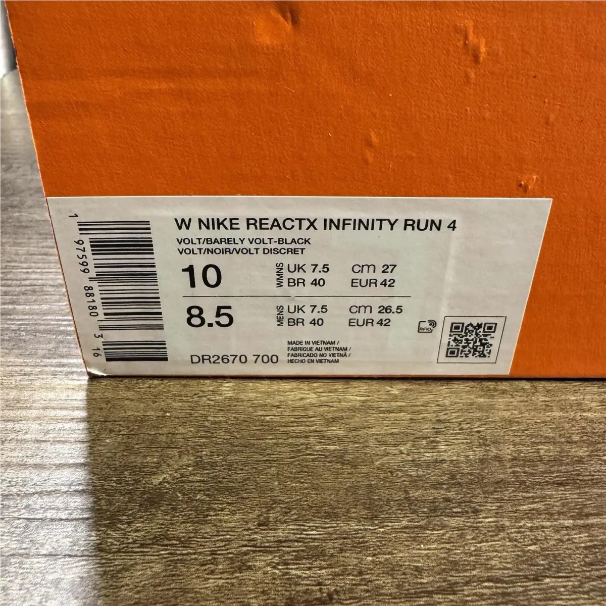 Nike shoes - Nike React Infinity Run - React Infinity Run - DR2670-700 - Volt 4