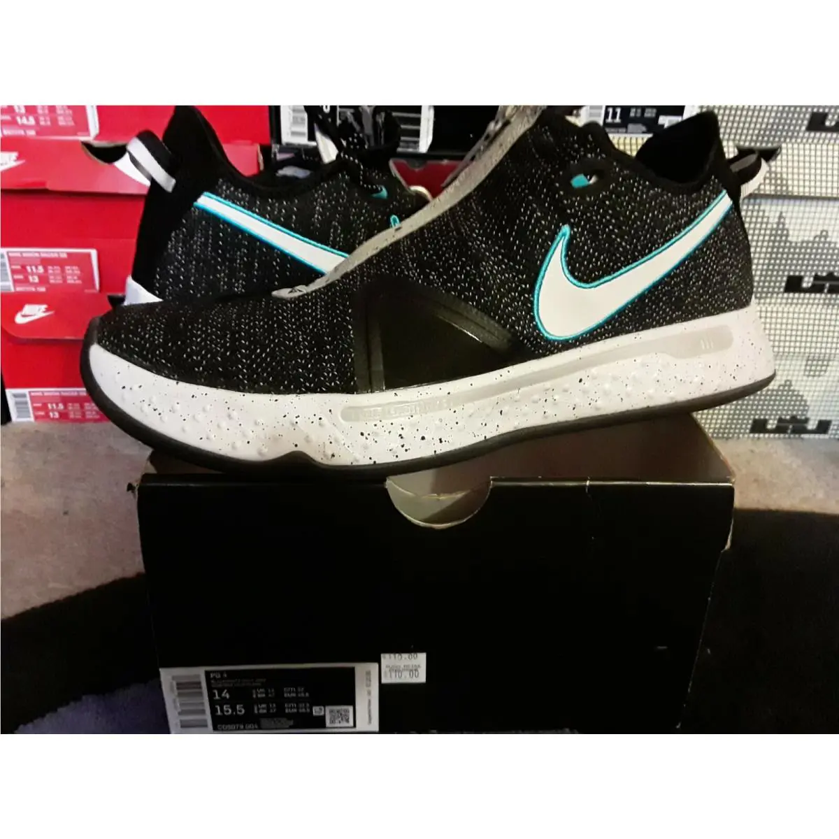 Nike shoes - Air Paul George PG IV  4 - CD5079 004 - Black 0