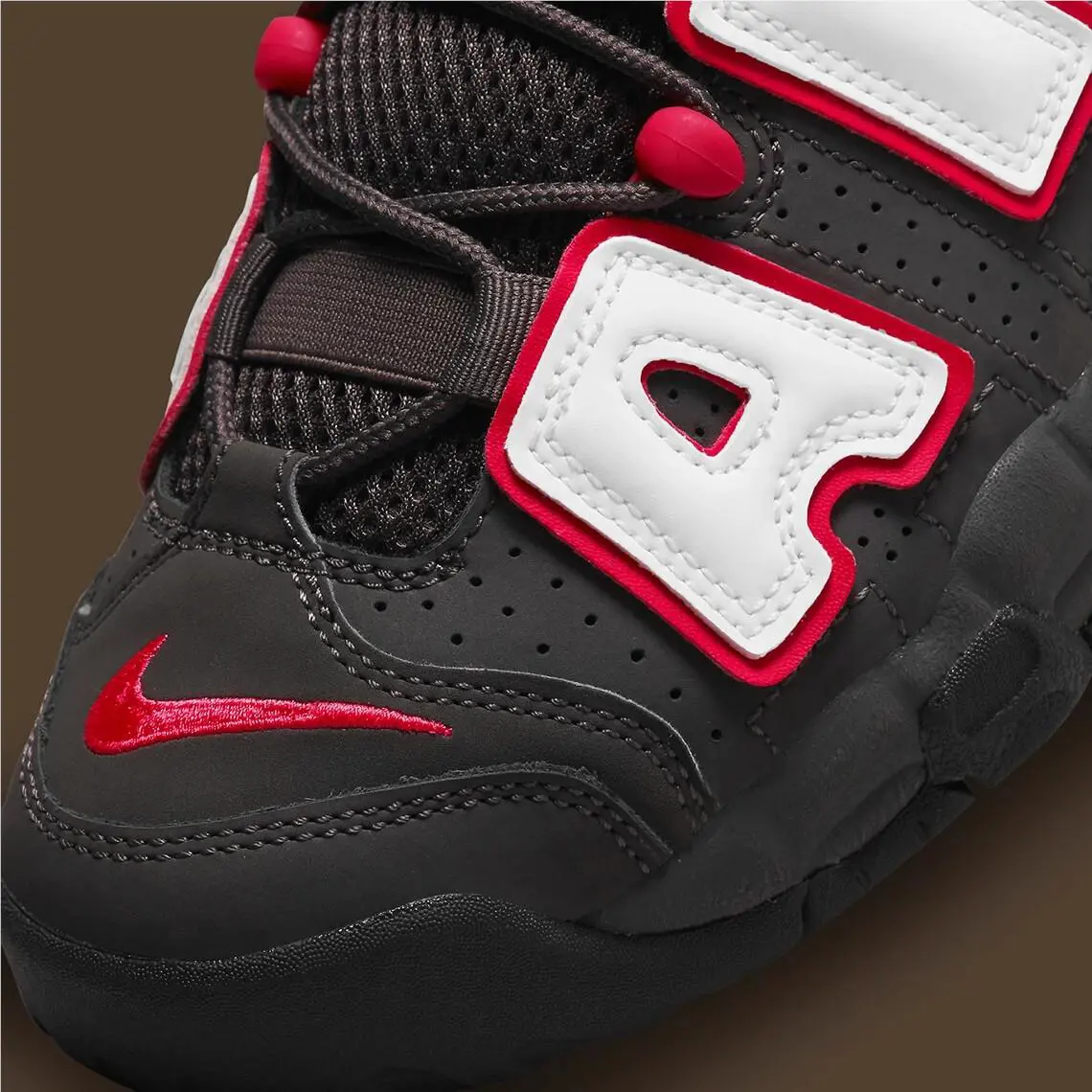 Nike shoes - Nike Air More Uptempo - Air More Uptempo - Medium Ash/Black/Sired Red/White 11