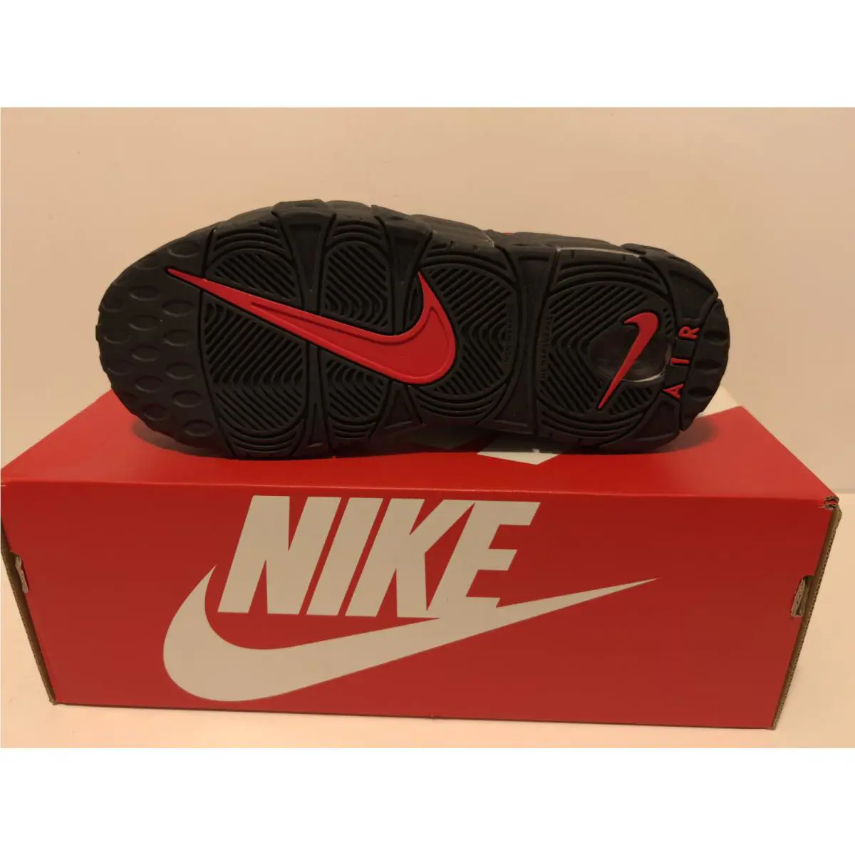Nike shoes - Nike Air More Uptempo - Air More Uptempo - Medium Ash/Black/Sired Red/White 2