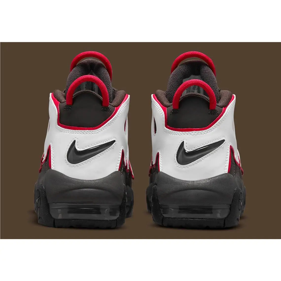 Nike shoes - Nike Air More Uptempo - Air More Uptempo - Medium Ash/Black/Sired Red/White 6