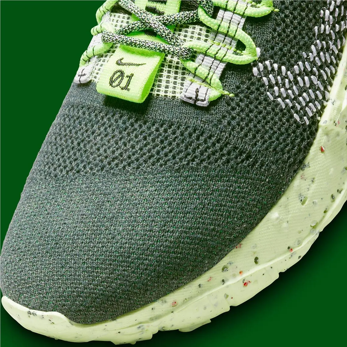 Nike shoes - Carbon Green, White, Electric Green 3