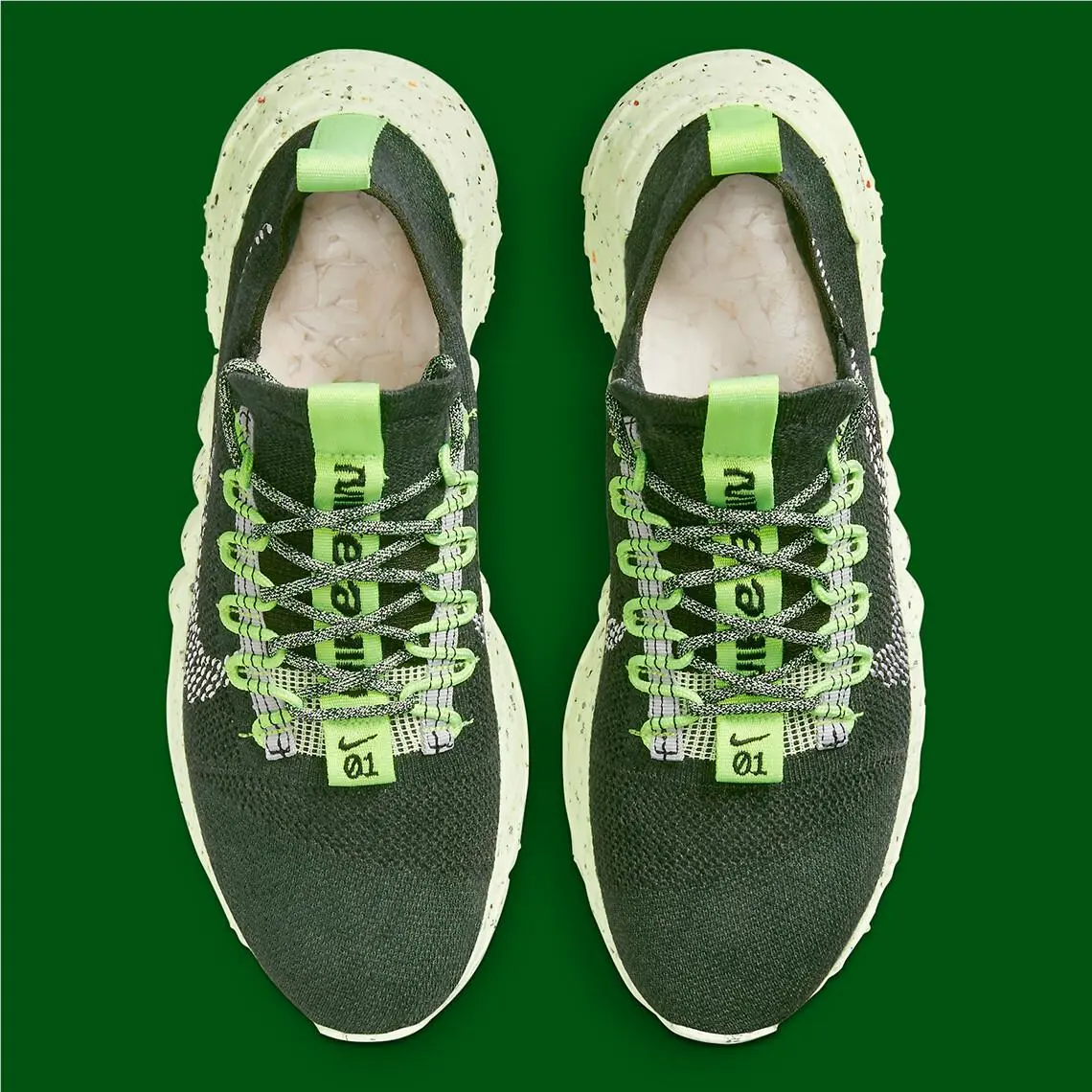 Nike shoes - Carbon Green, White, Electric Green 13