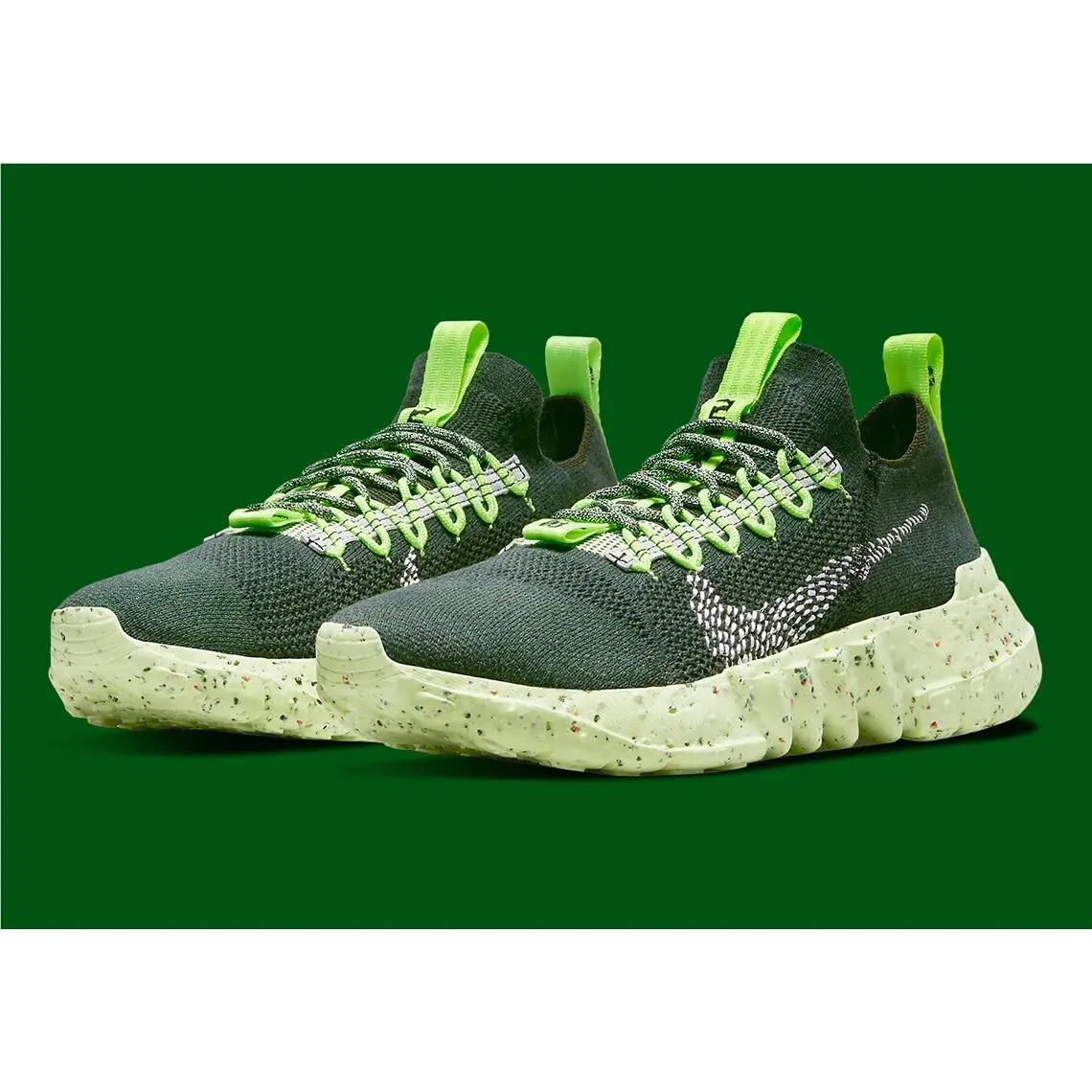 Nike shoes - Carbon Green, White, Electric Green 7