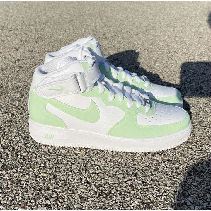Nike shoes - Nike Air Force 1 - Air Force - DH2934-111 - White, Two Tone: Mint Green 4