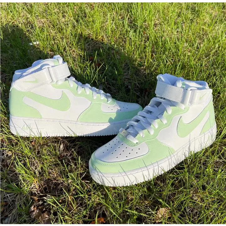 Nike shoes - Nike Air Force 1 - Air Force - DH2934-111 - White, Two Tone: Mint Green 6