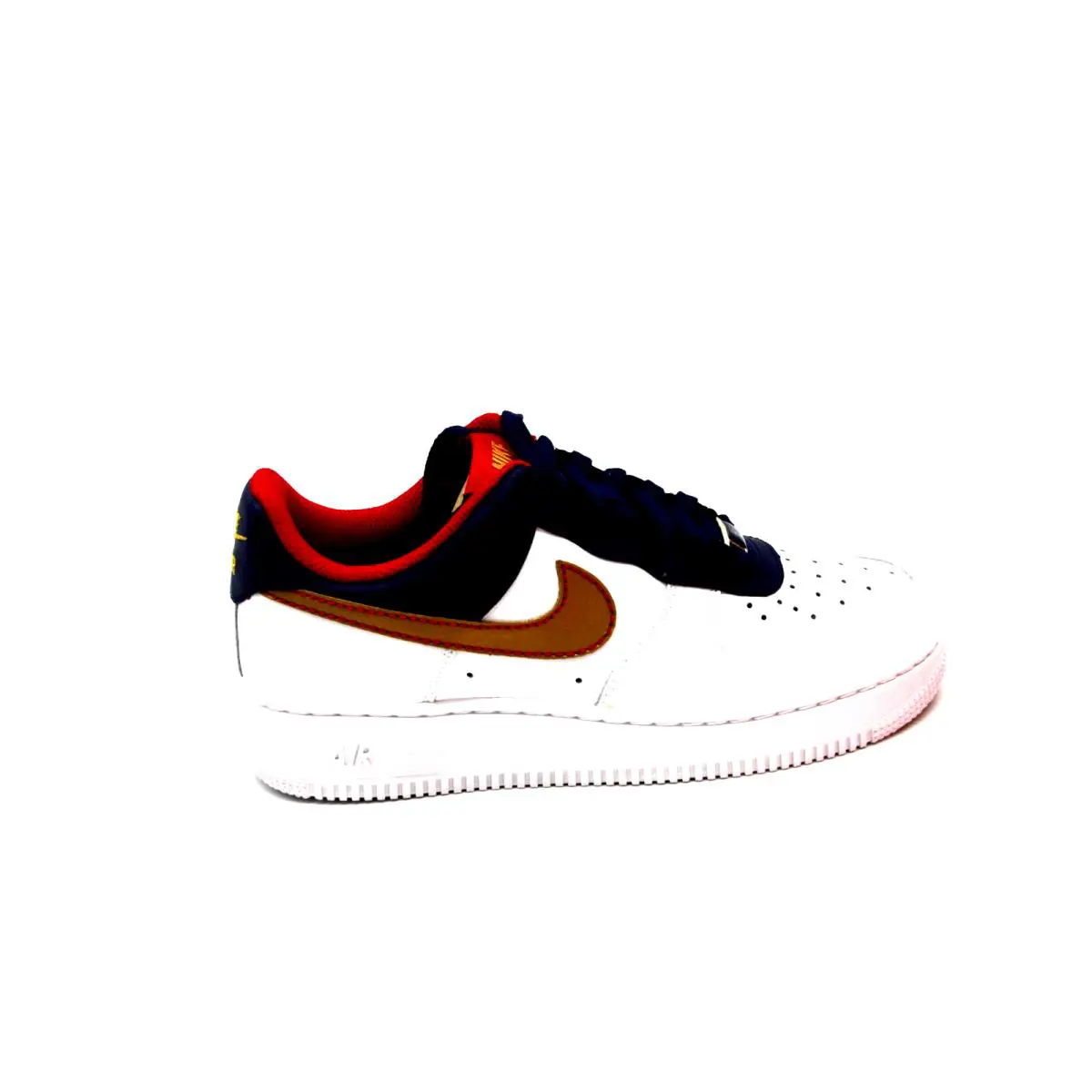 Nike shoes - Nike Air Force 1 - Air Force - WHITE/METALLIC GOLD-MIDNIGHT NAVY 1